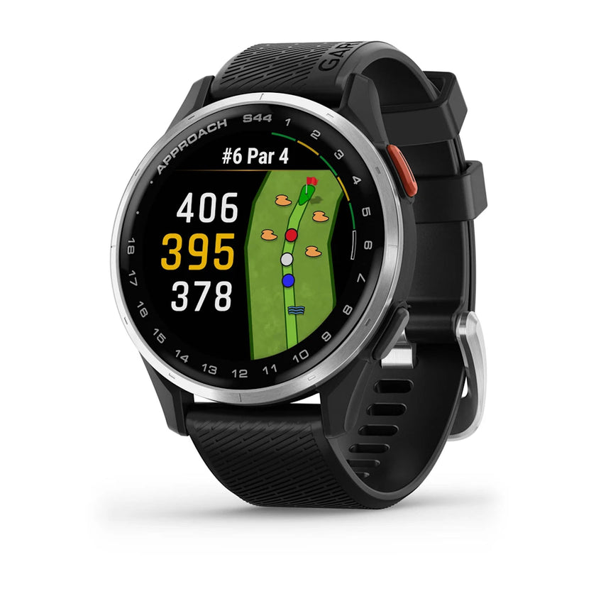 Garmin Approach S44 Watch - Silver/Black