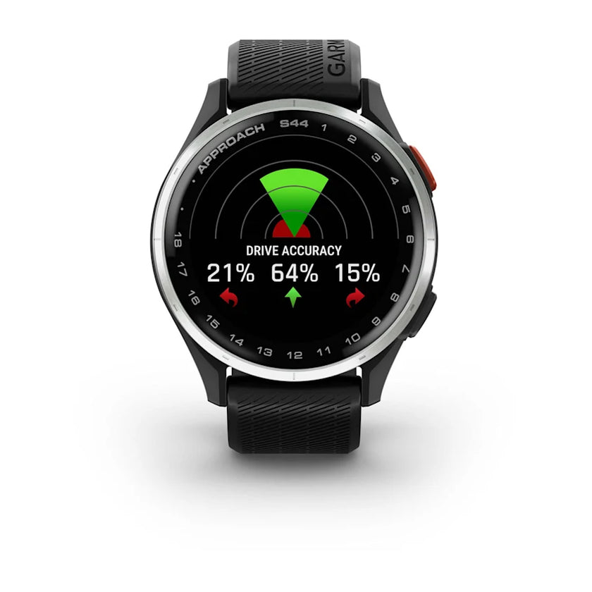 Garmin Approach S44 Watch - Silver/Black