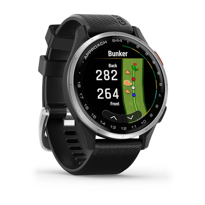 Garmin Approach S44 Watch - Silver/Black
