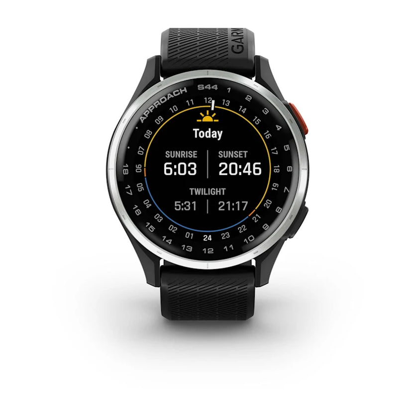 Garmin Approach S44 Watch - Silver/Black