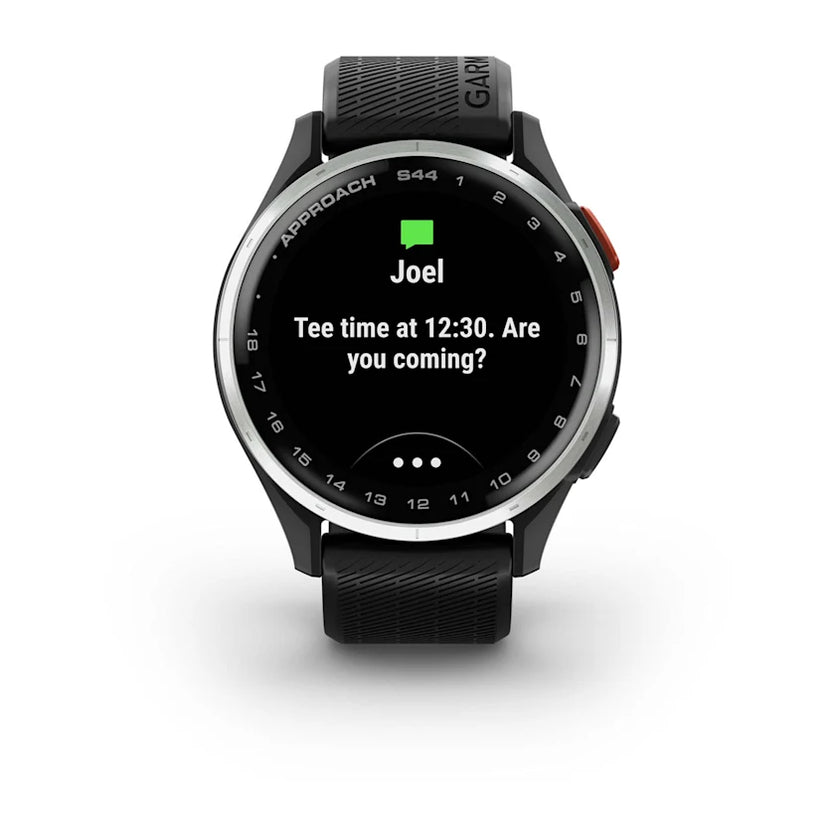 Garmin Approach S44 Watch - Silver/Black