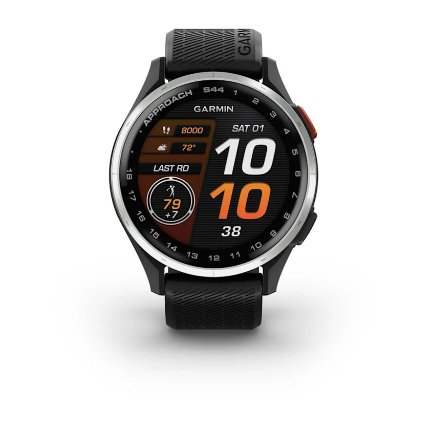 Garmin Approach S44 Watch - Silver/Black