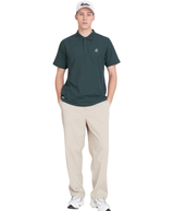 Huffer Men's Classic Short Sleeve Polo - Golf Green