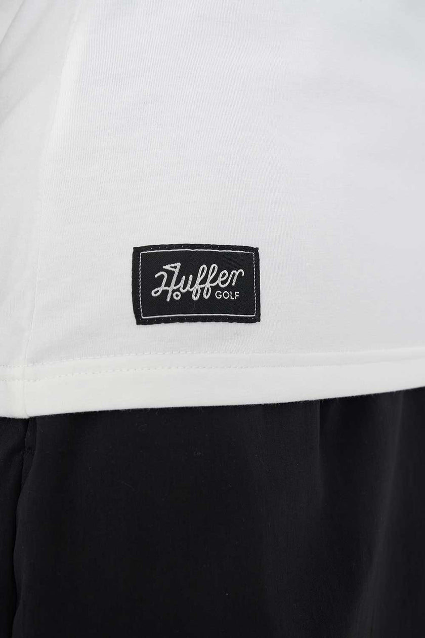 Huffer Golf Women's Tech Birdie Short Sleeve Polo - Chalk