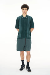 2025 Huffer Men's Knit Shirt - Golf Green