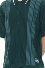 2025 Huffer Men's Knit Shirt - Golf Green