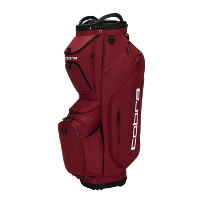 2025 Cobra Ultralite Pro Cart Bag - Dark Crimson