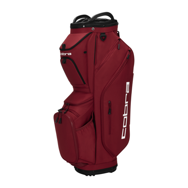 2025 Cobra Ultralite Pro Cart Bag - Dark Crimson