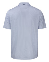 2025 Cutter & Buck Men's Pike Eco Symmetry Print Polo - White/Tour Blue