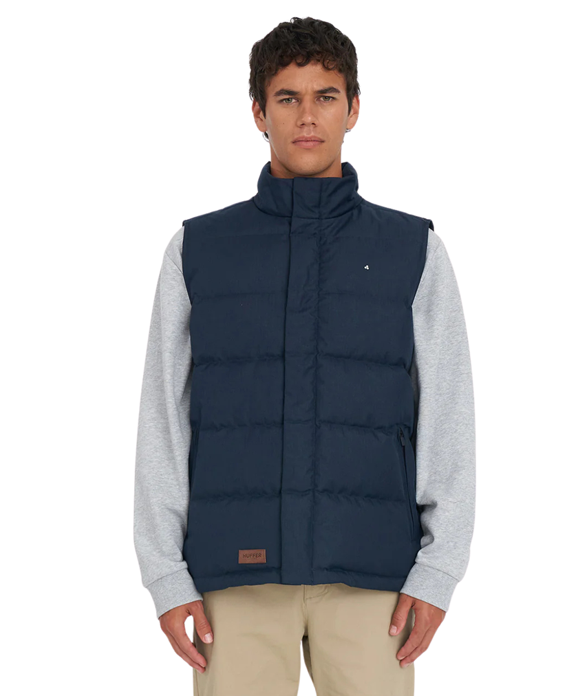 Huffer Men's Classic Down Vest