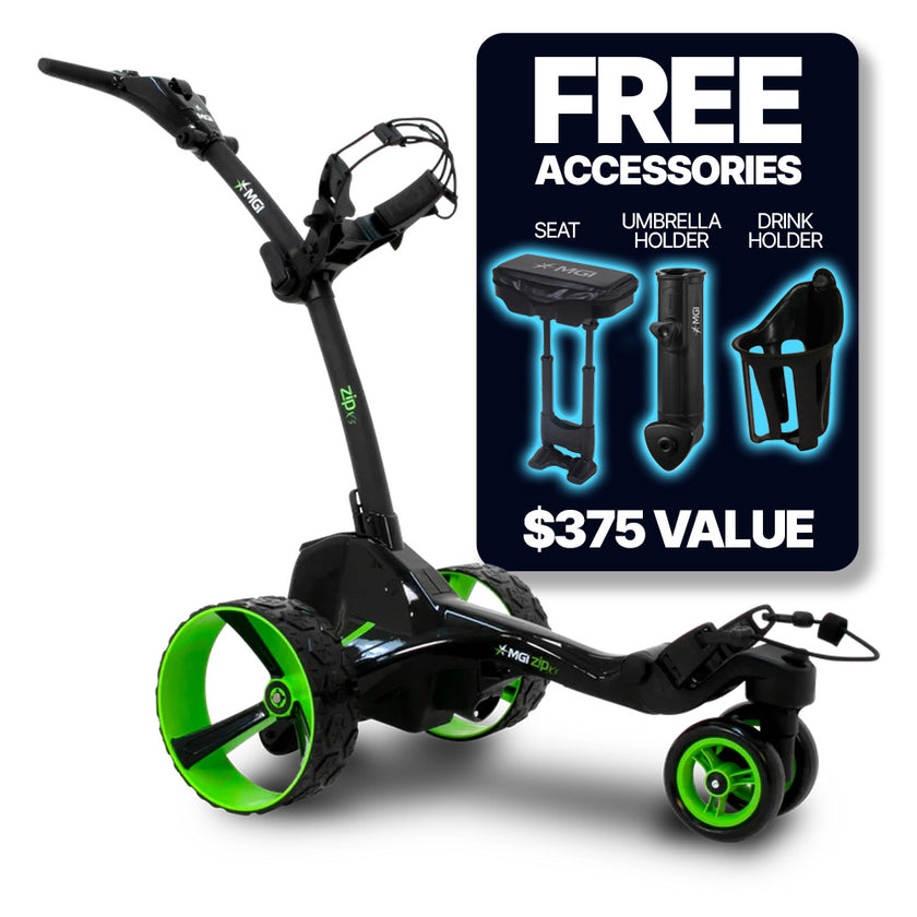 MGI Zip X5 Electric Trundler - Matte Black/Gloss