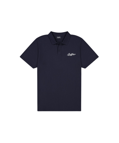 Huffer Men's Par Short Sleeve Polo - Navy