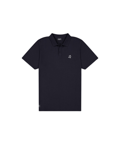 Huffer Men's Classic Short Sleeve Polo - Navy