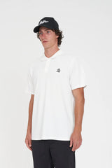Huffer Golf Men's Classic Short Sleeve Polo/Chase - Chalk