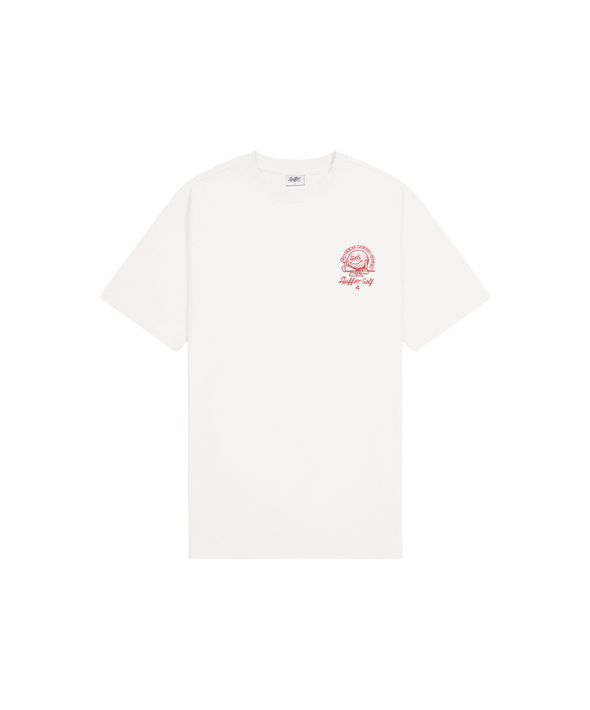 Huffer Men's Block Tee 220/Zero Putts - Chalk
