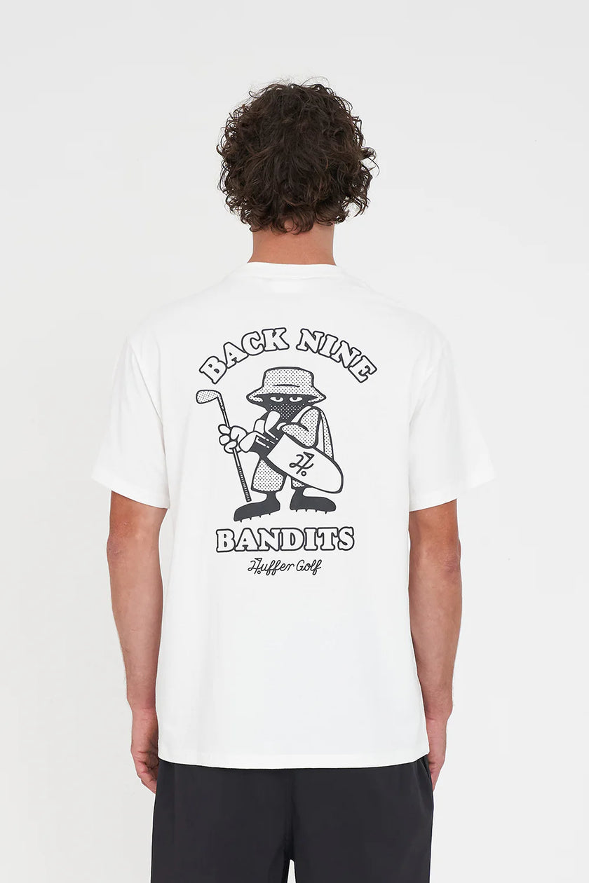 Huffer Golf Men's Sup Tee 220/Bandits - Chalk