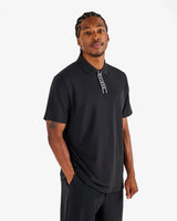 Malbon Men's Block Placket Polo