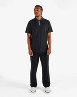 Malbon Men's Block Placket Polo