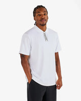 Malbon Men's Block Placket Polo