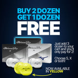 Mizuno Pro S Golf Ball - Yellow