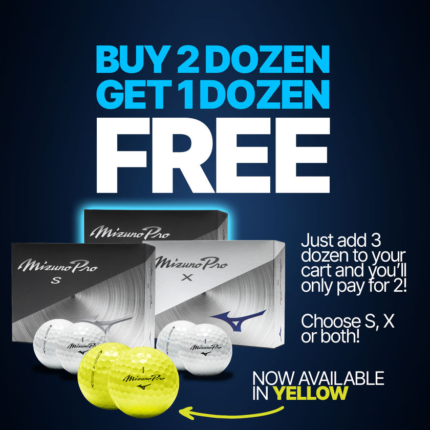 Mizuno Pro S Golf Ball - Yellow