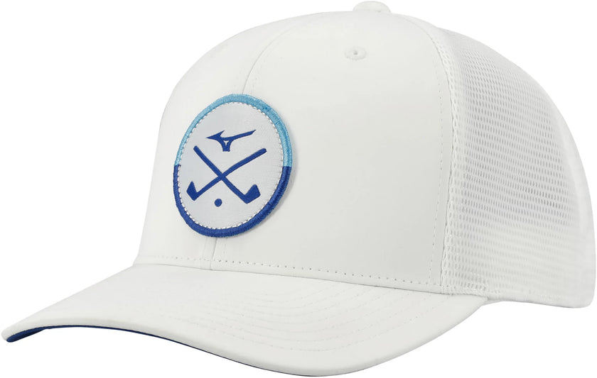 Mizuno Crossed Clubs Cap - White