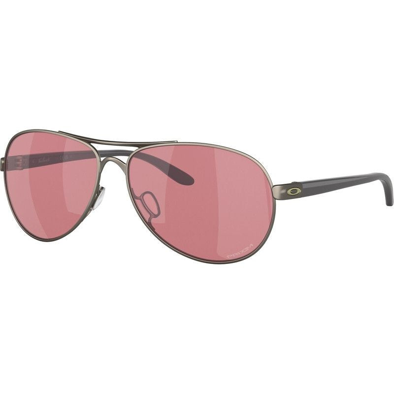 2024 Oakley Feedback Sunglasses - Satin Gunmetal Frame with Prizm Dark Golf