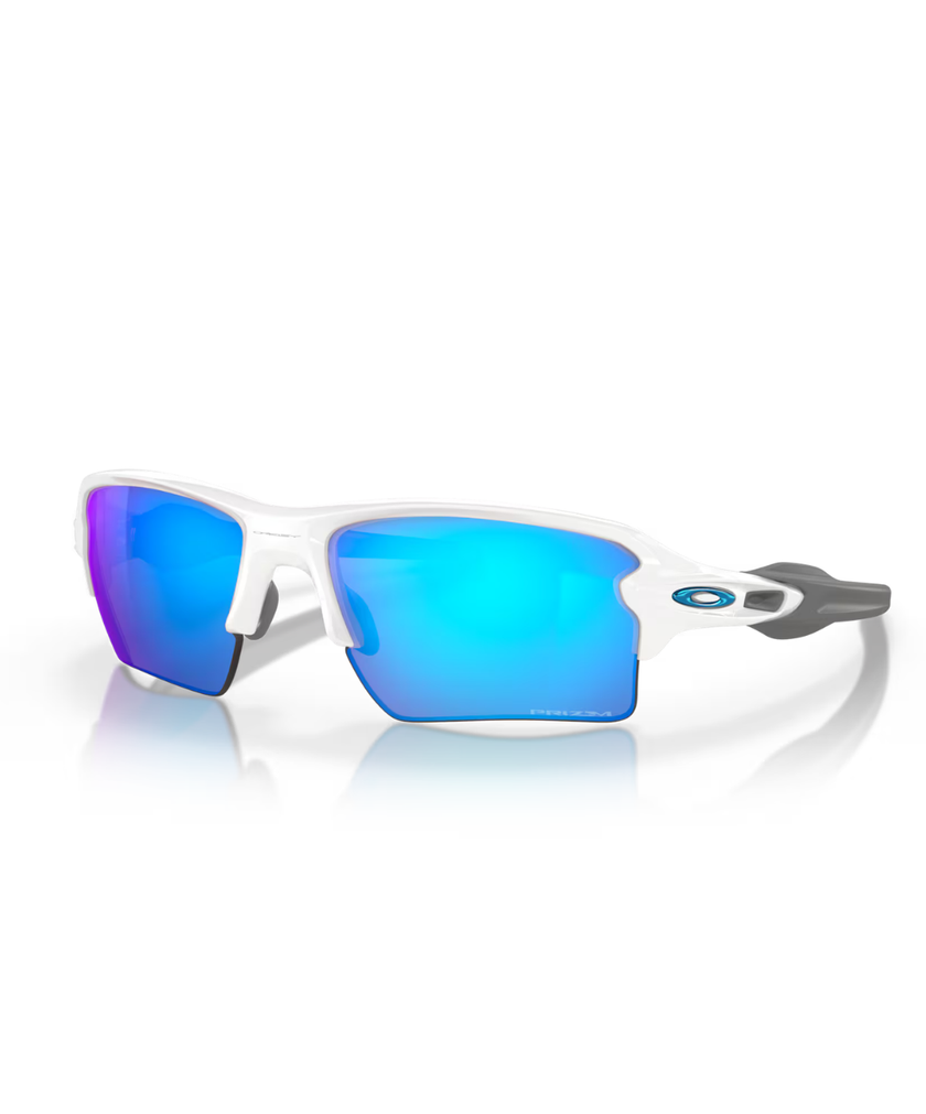 Oakley Flak 2.0 XL Sunglasses - Polished White w/ Prizm Sapphire