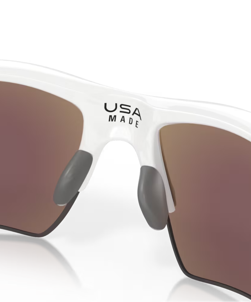 Oakley Flak 2.0 XL Sunglasses - Polished White w/ Prizm Sapphire