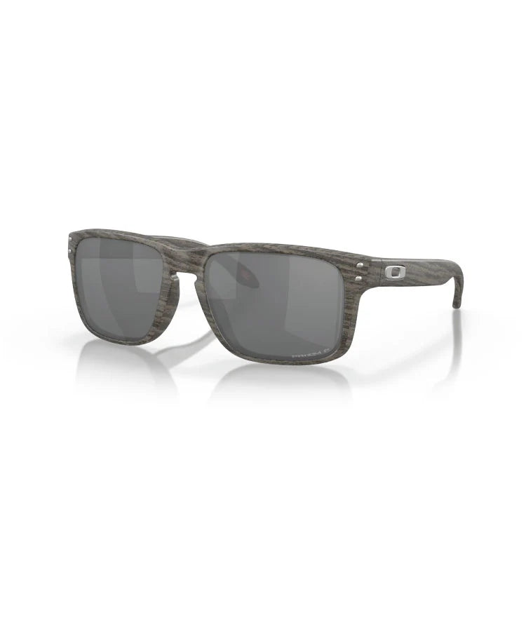 2024 Oakley Holbrook Sunglasses - Woodgrain Frame with Prizm Black Polarized