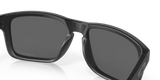 Oakley Holbrook Sunglasses - Matte Black Frame with Prizm Black Polarised Lens