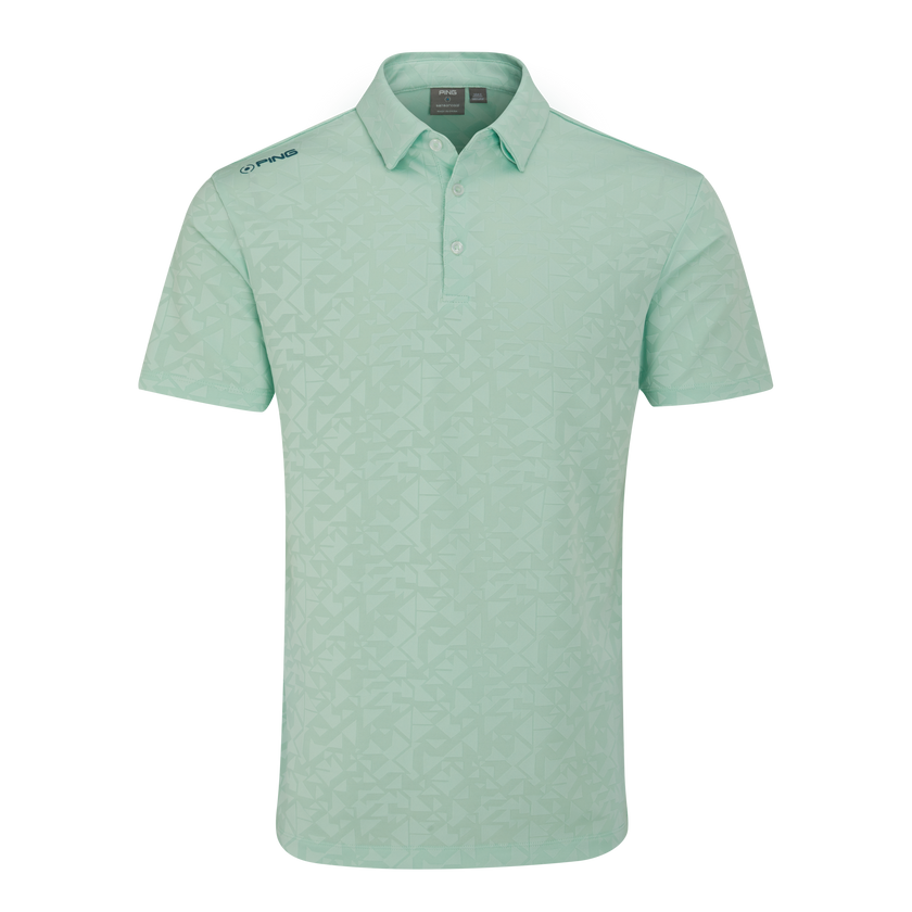 2025 Ping Men's Geo-Camo Polo - Misty Green