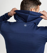 2025 Peter Millar Men's Beaumont Performance Fit Hoodie - Navy