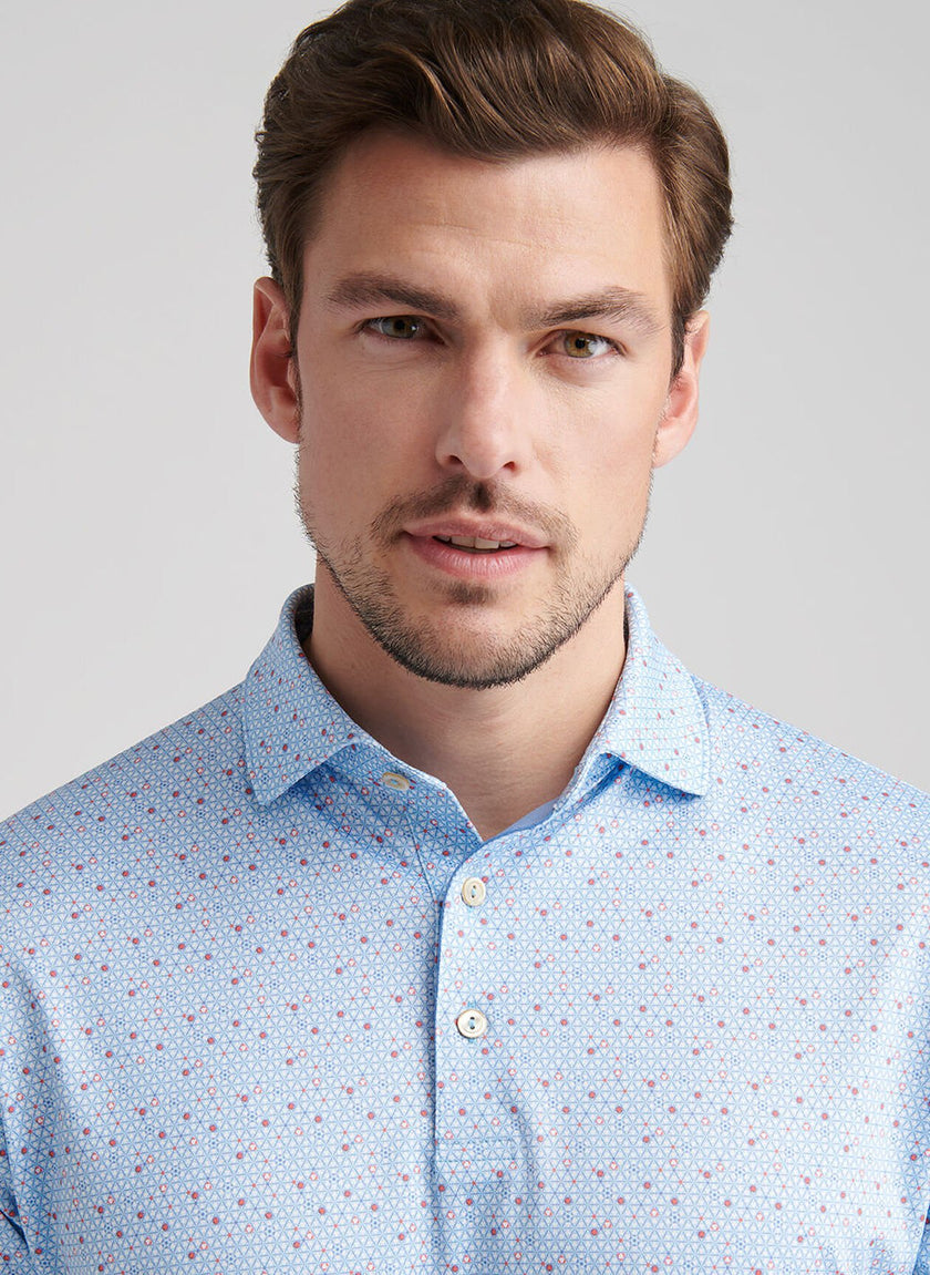 Peter Millar Men's Costanzo Geo Performance Polo