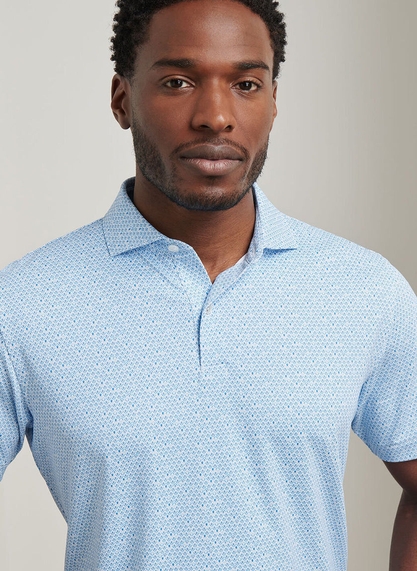 Peter Millar Men's Mariposa Jersey Performance Polo