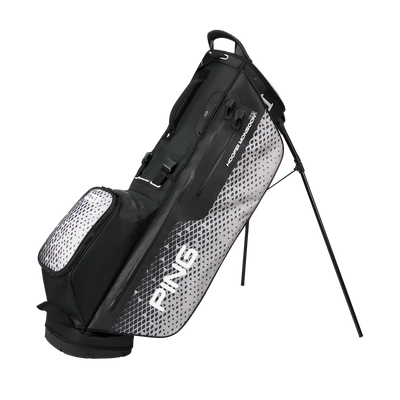 Ping Hoofer Monsoon Stand Bag - Black/Grey