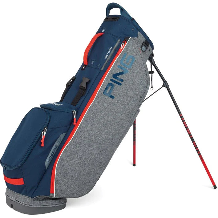 Ping Hooferlite Golf Bag - Grey/Navy/Red