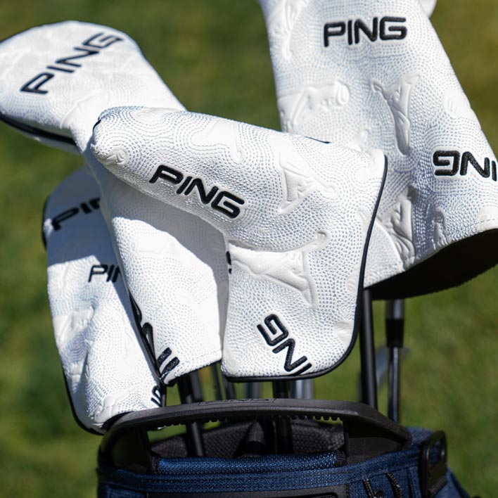 Ping Icon Blade Putter Headcover - White