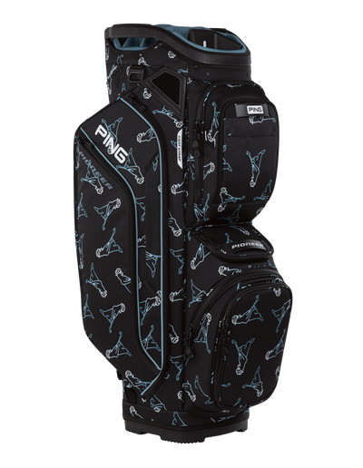 Ping Pioneer Golf Bag - Mr Ping Black and Blue