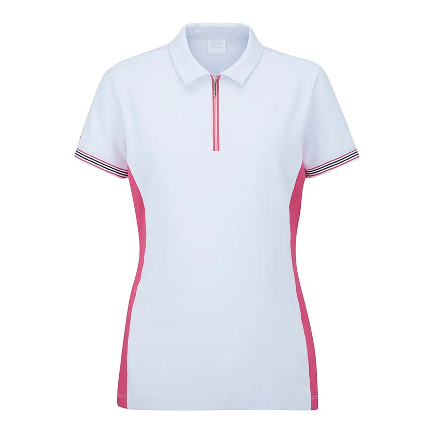 Ping Women's Kirby Polo - White/Pink