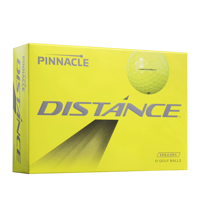 2025 Pinnacle Distance Golf Ball Dozen - Yellow