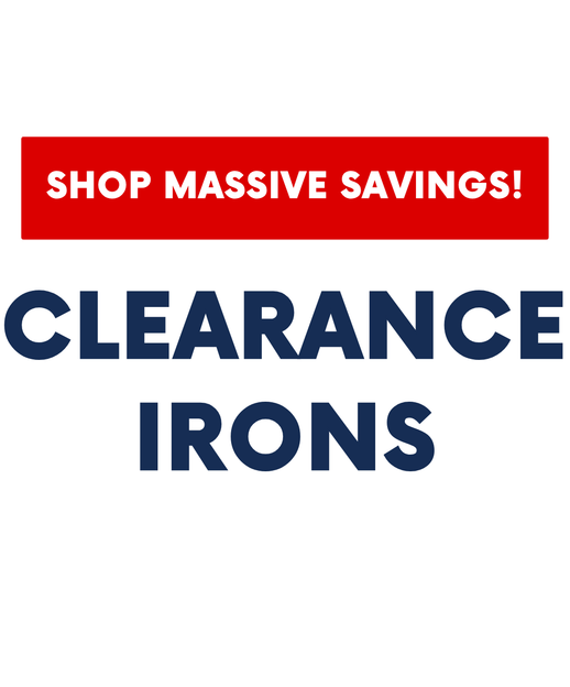 CLEARANCE IRONS