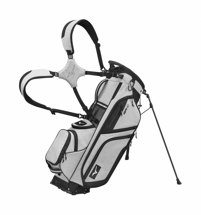 2024 Mizuno BR DX 14 Way Stand Bag Heathered Grey The Clubroom