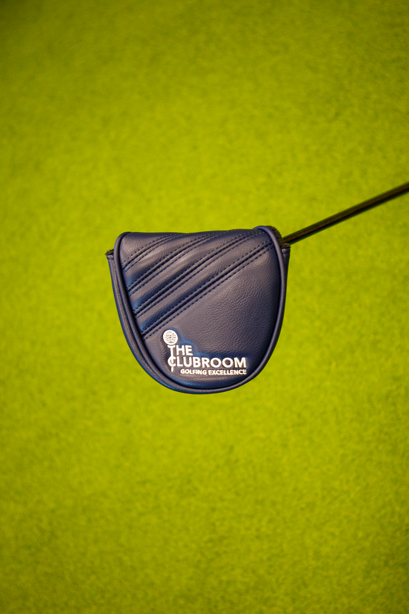 2025 Clubroom Heritage Track Mallet Putter Cover - Solid Navy