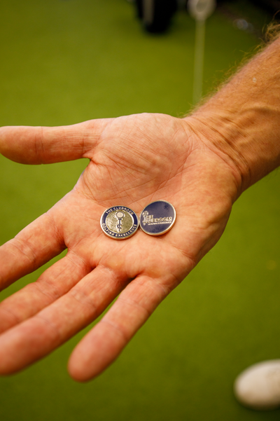 2025 Clubroom Imperial Ball Marker - Navy/Nickel