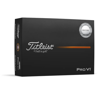 2025 Titleist Pro V1 Golf Ball - White Enhanced Aligment