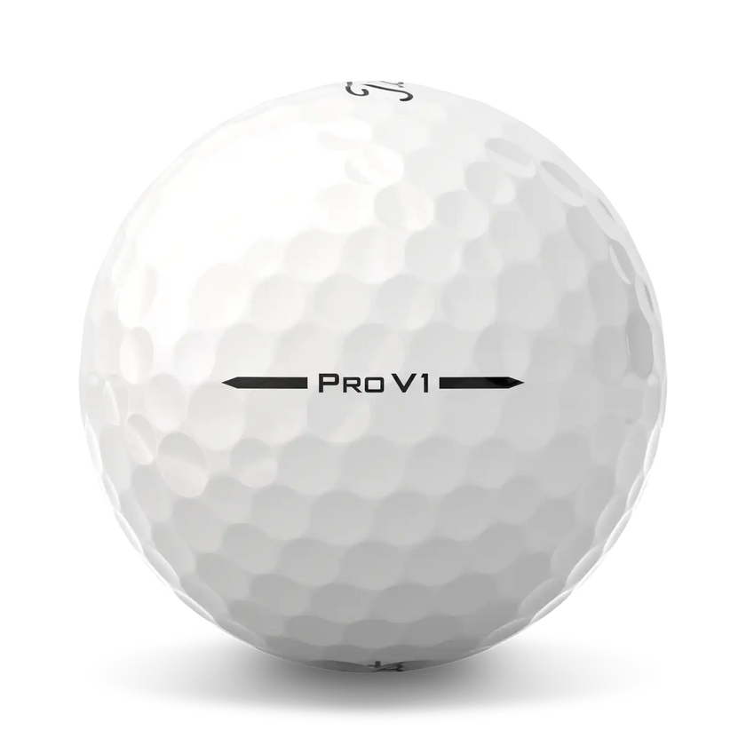 2025 Titleist Pro V1 Golf Ball - White High Numbers