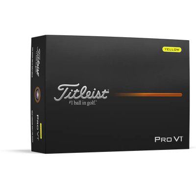 2025 Titleist Pro V1 Golf Ball - Yellow