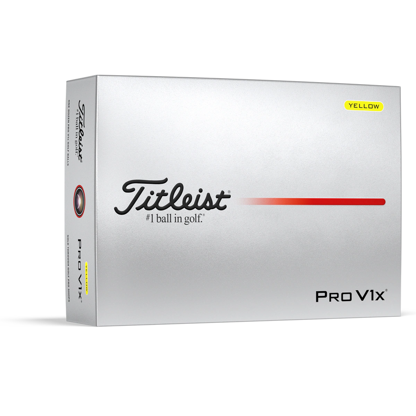 2025 Titleist Pro V1x Golf Ball - Yellow