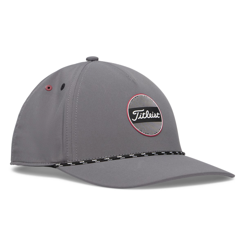 Titleist Boardwalk Rope Cap - Charcoal/Crimson